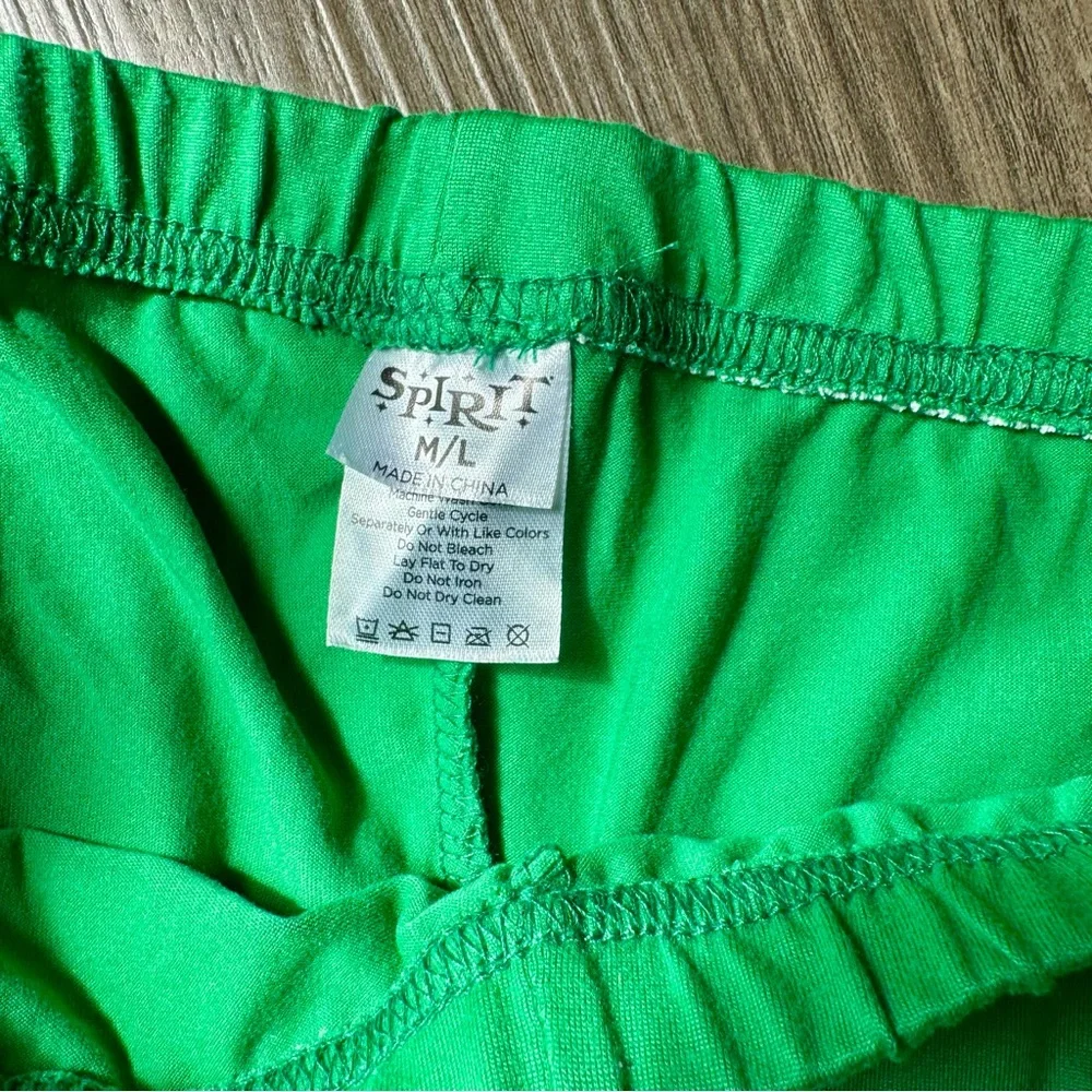Spirit Green Costume Base Set‎ | Long Sleeve Bodysuit & Matching Leggings Size M - Picture 10 of 11